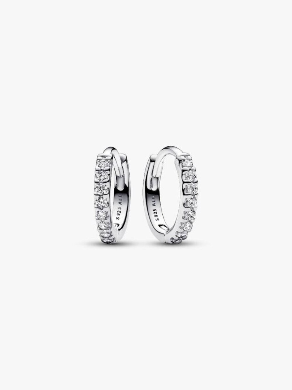 Pandora Sparkling Huggie Hoop Earrings